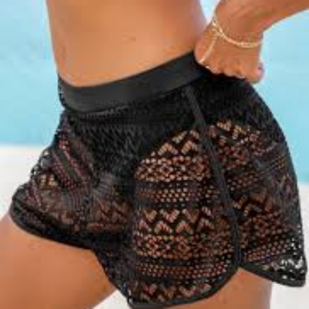 Cupse lace waist swim short